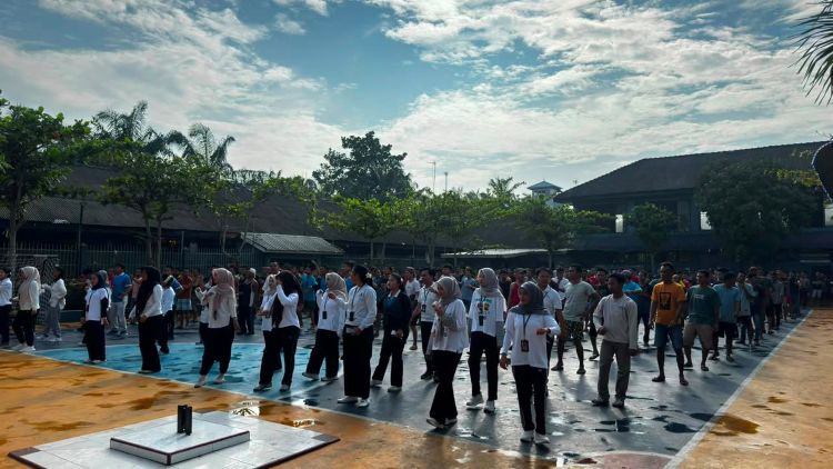 Senam Sehat dan Panggung Hiburan Warnai Pembinaan Warga Binaan Lapas Labuhan Ruku
