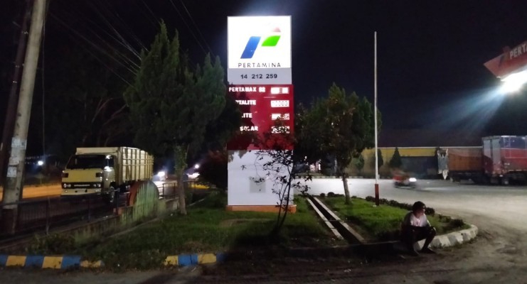 SPBU Sei Semujur Batu Bara Layani Pembeli Gunakan Jeriken