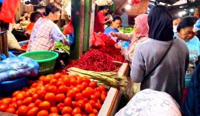 Harga Tomat dan Cabai Meroket, Inflasi Siantar Kembali Menggeliat
