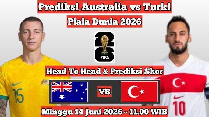 Guler vs Socceroos! Prediksi Ketat Australia vs Turki di Piala Dunia 20206