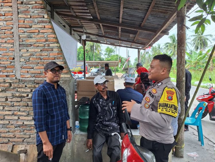 Bhabinkamtibmas Teluk Nibung Ajak Warga Manfaatkan Pekarangan dan Jaga Kamtibmas