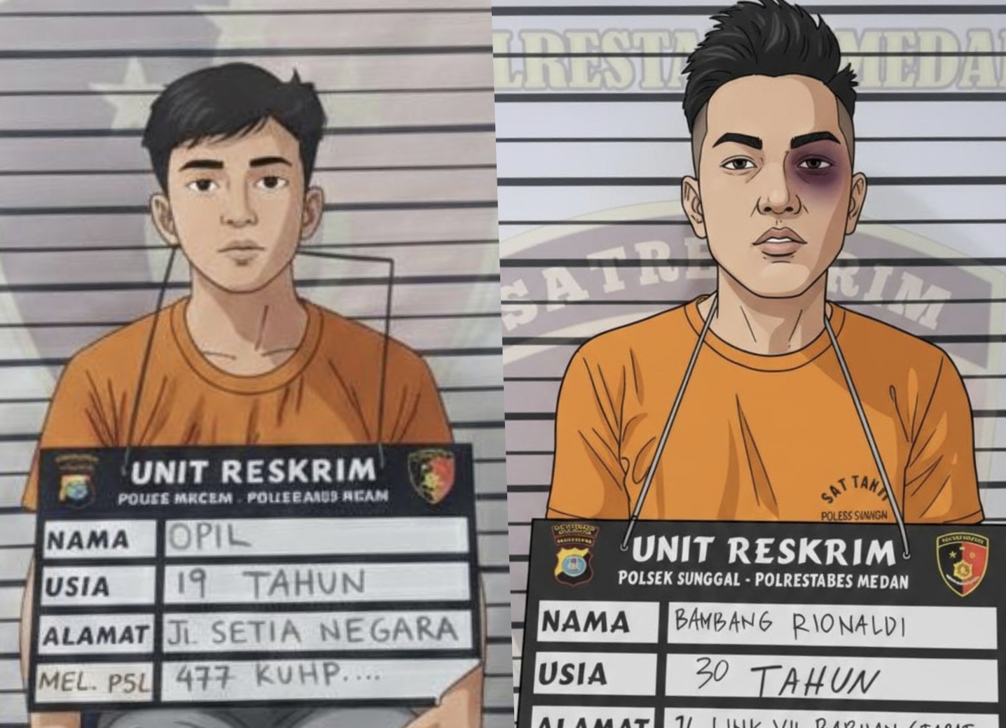 Baru Sepekan Menjabat, Kapolsek Sunggal Lumpuhkan Pelaku Curanmor “Langganan” 23 TKP