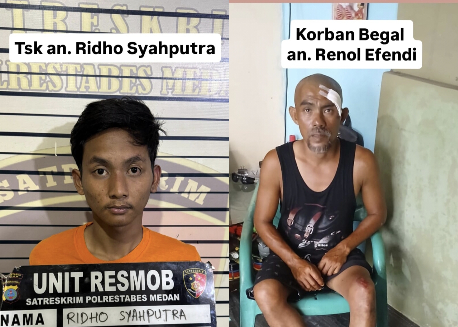 Terpeleset Usai Beraksi, Pelaku Begal Honda PCX Diciduk Resmob Medan, Empat Anggota Komplotan Masih Diburu