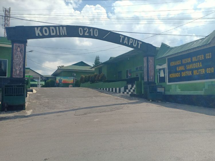 TNI Awasi Pembangunan Gedung Koperasi Merah Putih di Tapanuli Utara