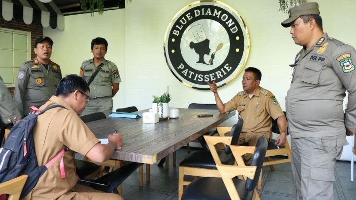 Sat Pol PP Siantar Sidak Bangunan Diduga Langgar Aturan