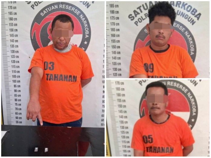 Warung di Hatonduhan Jadi Jejak Sabu, 3 Tersangka Diciduk Polisi