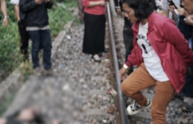 Wanita Misterius Terluka Diduga Terserempet KA di Ahmad Yani Siantar