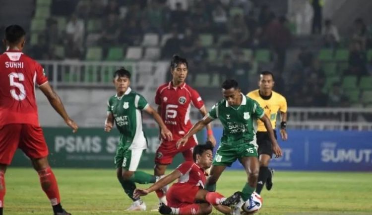 PSMS Medan vs Bekasi City 2-1, Brace Cadenazzi Jaga Asa Liga 2