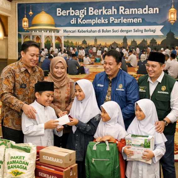 Berbagi Berkah Ramadan di Kompleks Parlemen