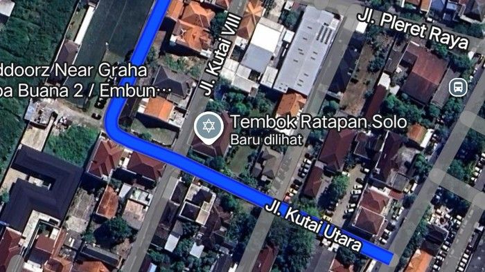 Rumah Jokowi di Solo Viral, Muncul Label ‘Tembok Ratapan’ di Google Maps