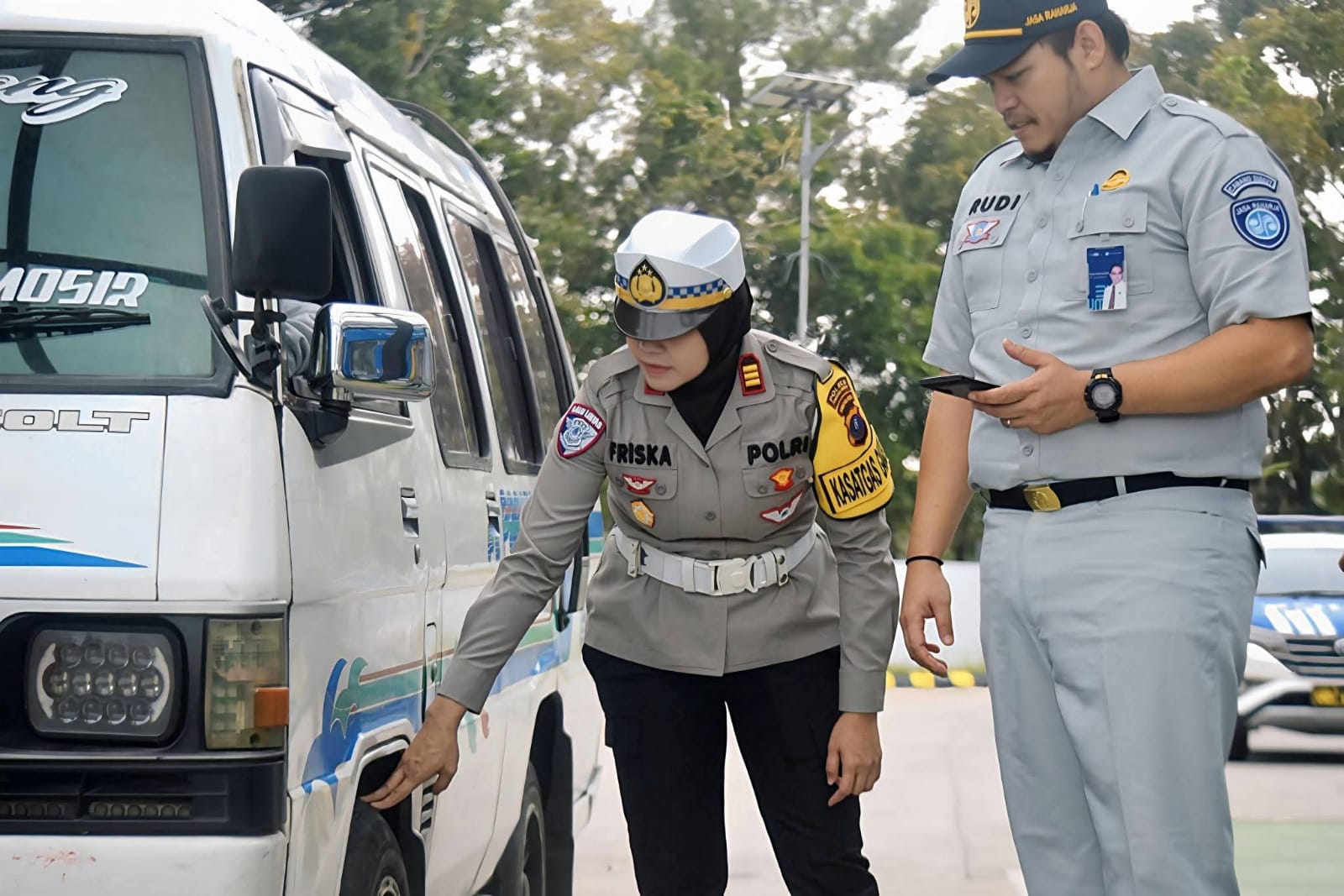 Ramp Check di Terminal Tanjung Pinggir, Keselamatan Penumpang Jadi Prioritas