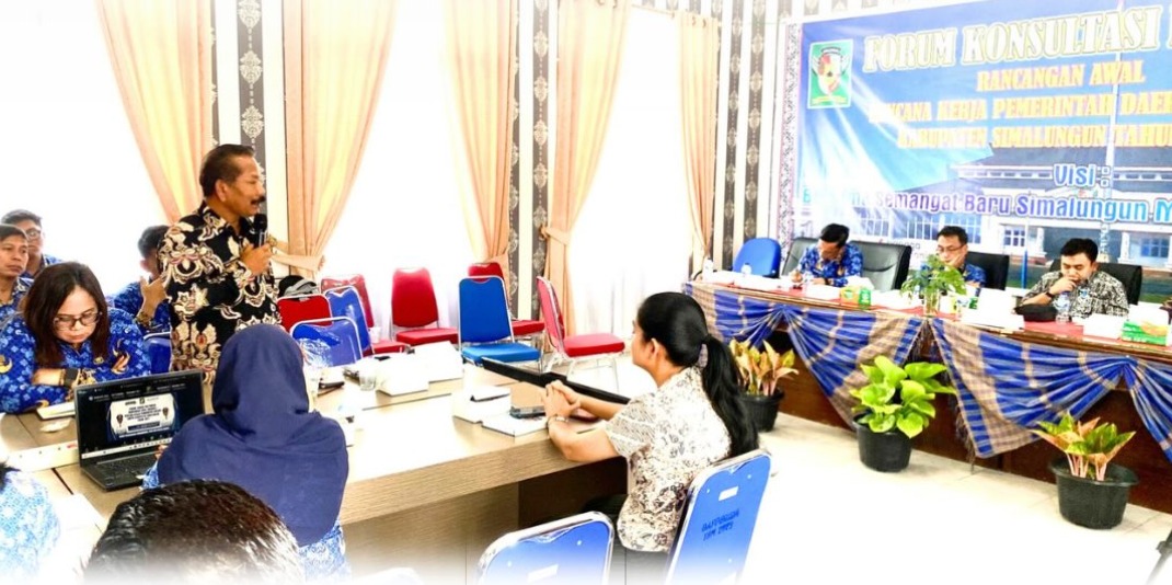 Forum Ranwal RKPD 2027, BPN Simalungun Dorong Sinergi Lintas Sektor