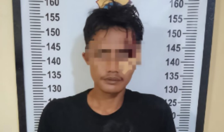 Polsek Dolok Merawan Amankan Maling \"Kereta\" Usai Dibekuk Warga