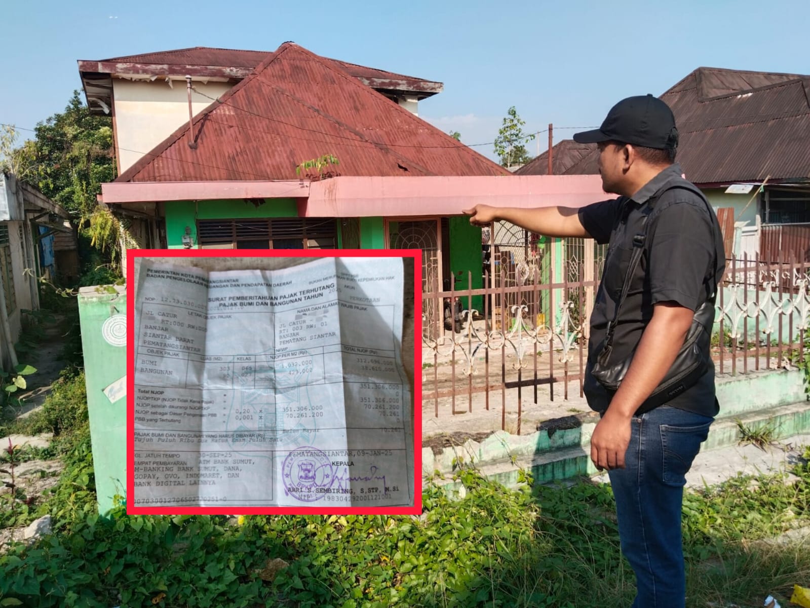 Properti Ketua DPRD Siantar Dibeli Rp3 M, Hitungan NJOP Hanya Rp1,4 Miliar