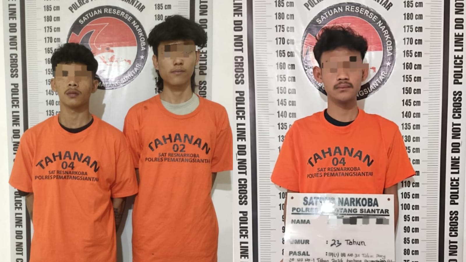 Polisi Tangkap 3 Tersangka Kasus Ganja di Siantar