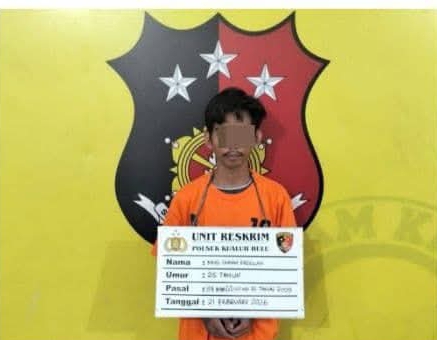 Di Aekkanopan Timur, Polisi Bekuk Pemuda dengan 7 Paket Sabu