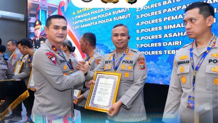 Polres Asahan Borong Apresiasi di Rapim Polda Sumut
