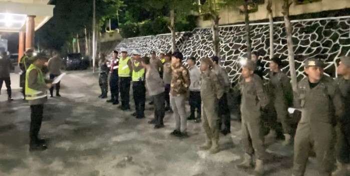 Antisipasi Gangguan, Polres Pakpak Bharat Gelar Patroli Bersama TNI dan Satpol PP