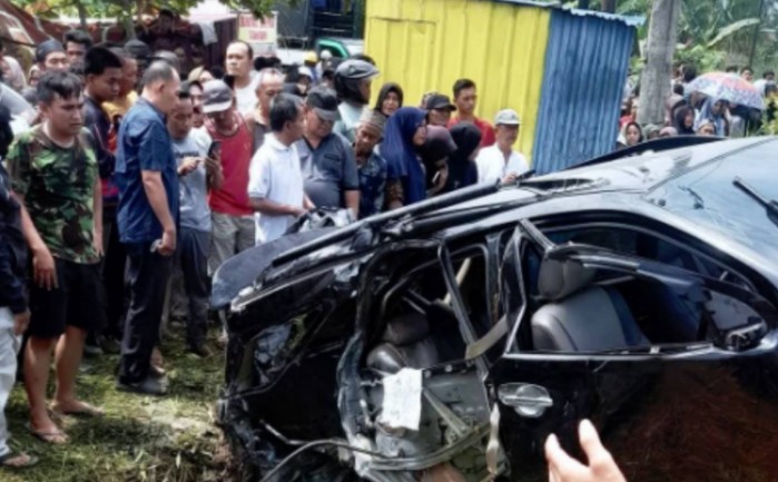 Kereta Api Tabrak Fortuner di Asahan, Dua Anak Meninggal