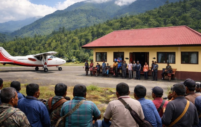 Warga Ilu Datangi TNI-Polri, Minta Bandara Segera Beroperasi Kembali