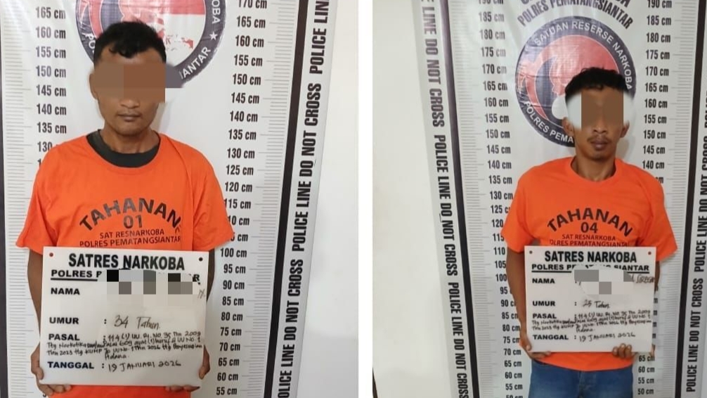 Residivis dan Seorang Pemuda Ditangkap Polisi Terkait Kasus Sabu