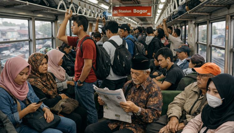 Penumpang Wanita Dilecehkan di KRL Rute Jakarta-Bogor