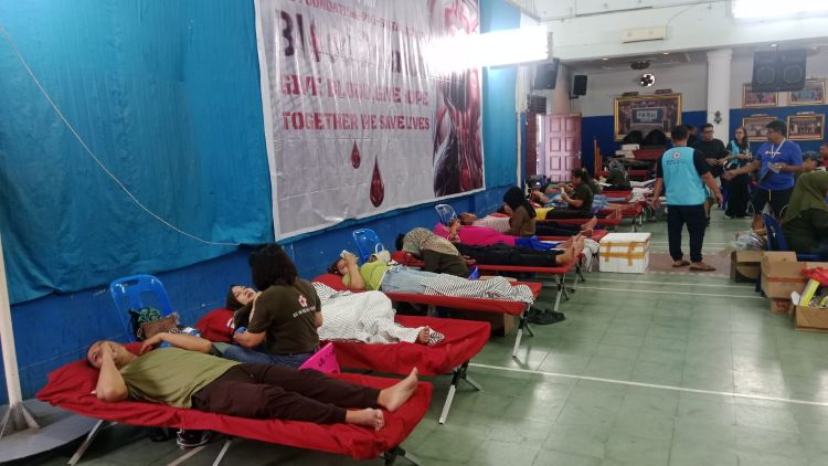 PMI Pematangsiantar dan BSS Kumpulkan 268 Kantong Darah