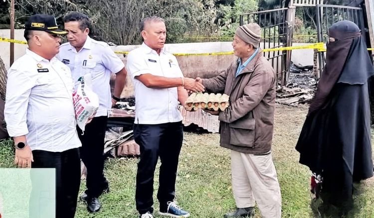 Pemkab Simalungun Gerak Cepat Bantu Korban Kebakaran di Serbelawan Dolok Batu Nanggar