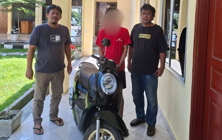 Pencurian Motor di Simalungun Terungkap, Pelaku Ternyata Teman Sendiri