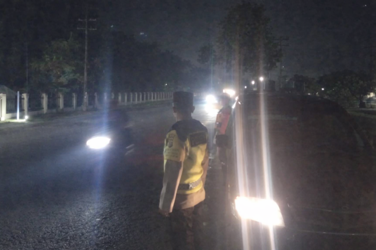 Cegah Kejahatan Jalanan, Polisi Awasi Jalinsum Tebing Tinggi–Sei Rampah