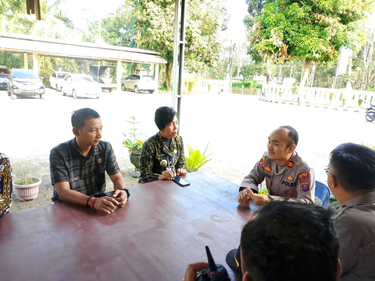 Audiensi Camat Tebing Tinggi Kota dan Polsek Padang Hilir Bahas Keamanan