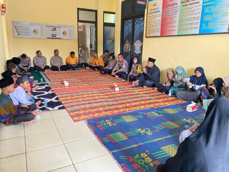 Satlantas Polres Tebing Tinggi Doa Bersama dan Santuni Anak Yatim Jelang Ramadhan 1447 H