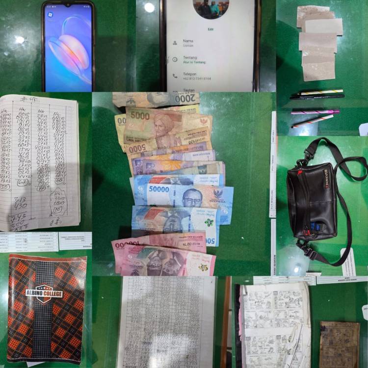 Pengepul Togel di Tanjungbalai Ditangkap, Polisi Sita Uang dan Buku Rekap