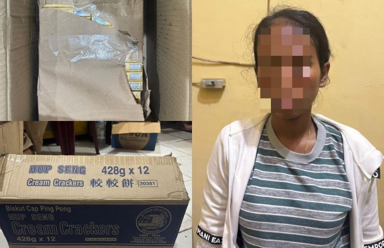 IRT 21 Tahun di Tanjungbalai Curi Rokok Rp3,8 Juta Modus Bawa Kotak Roti