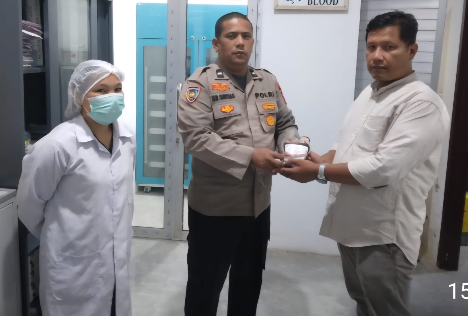 Personel Polres Pakpak Bharat Donorkan Darah untuk Pasien RSUD Salak