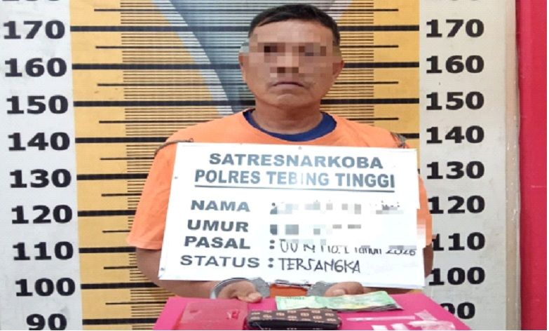 Digerebek Polisi, Pria di Serdang Bedagai Kedapatan Simpan Sabu 1,37 Gram
