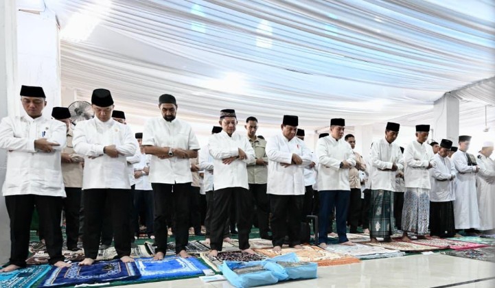 Lebaran di Aceh Tamiang, Presiden Salat Id dan Bersilaturahmi dengan Warga