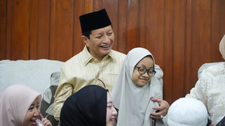 Hangatnya Open House Menteri Agama, Mulai dari Pejabat hingga Anak-anak