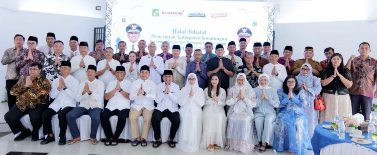 Momen Bersejarah, Pemkab Simalungun Gelar Salat Idulfitri Perdana di Pamatang Raya