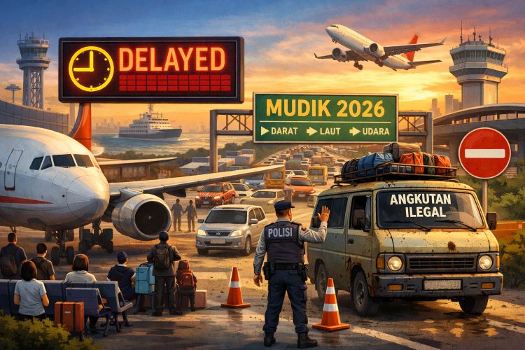 DPR Soroti Delay Pesawat dan Angkutan Ilegal Jelang Mudik 2026