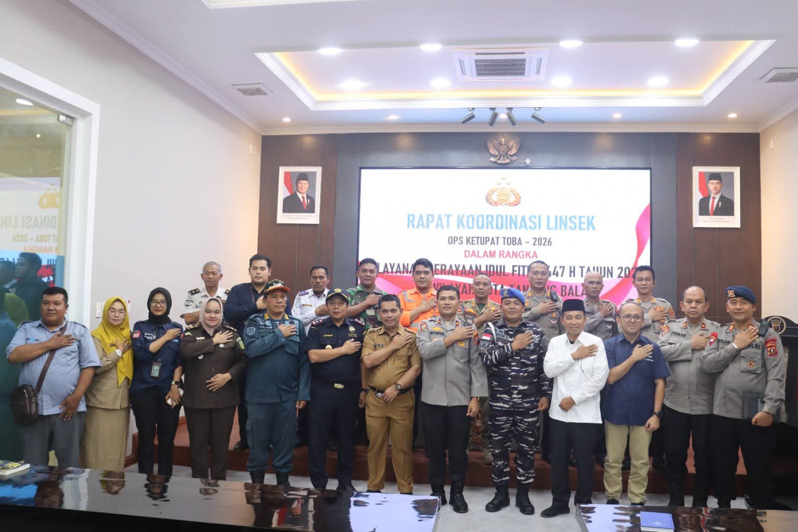 Polres Tanjungbalai Bahas Kesiapan Pengamanan Idulfitri