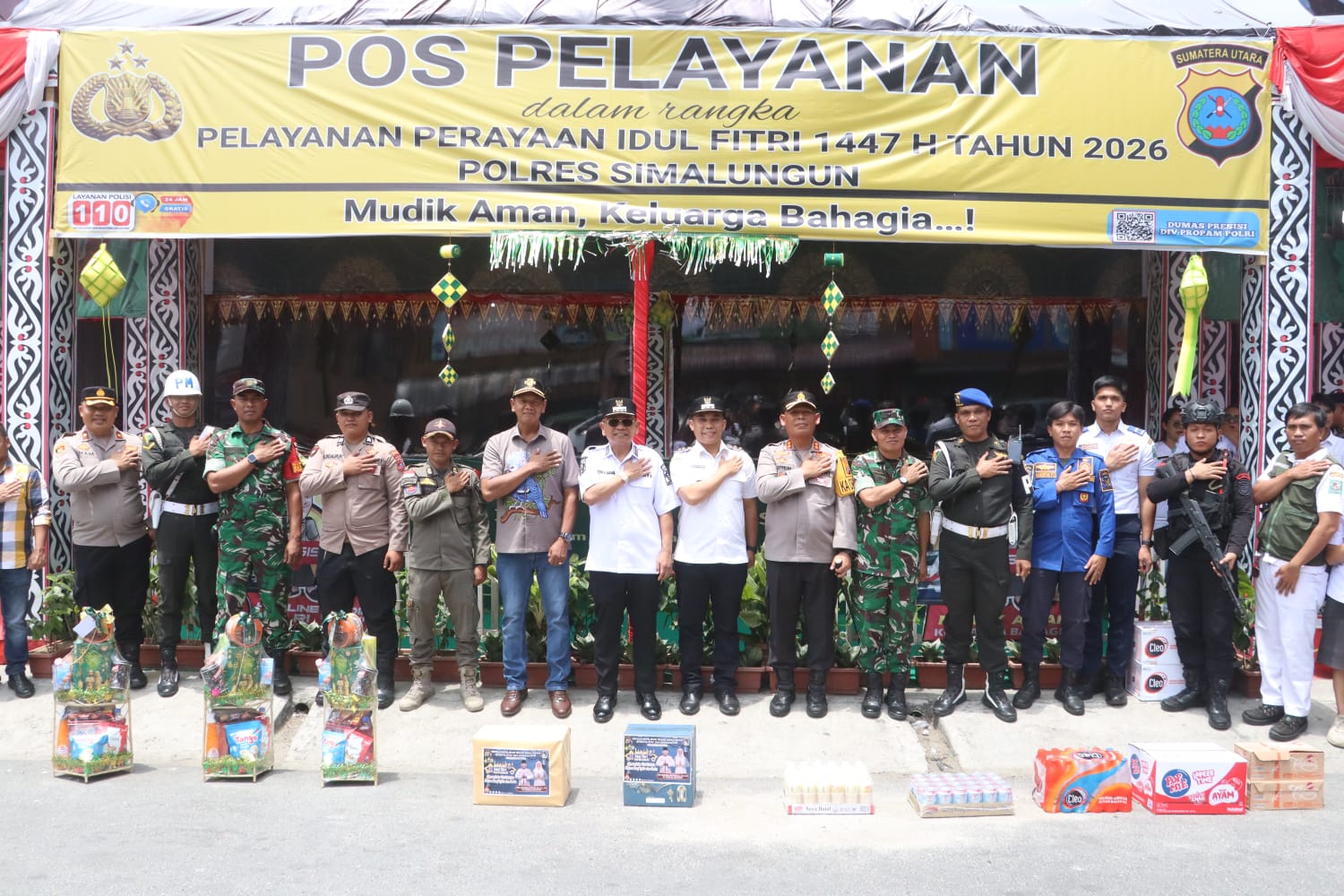 Pengamanan Lebaran di Simalungun Diperkuat
