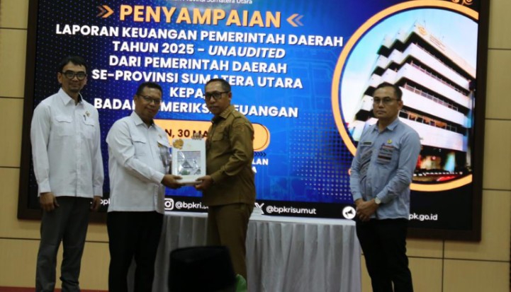 Tepat Waktu, Pemkab Taput Serahkan LKPD 2025 ke BPK Sumut