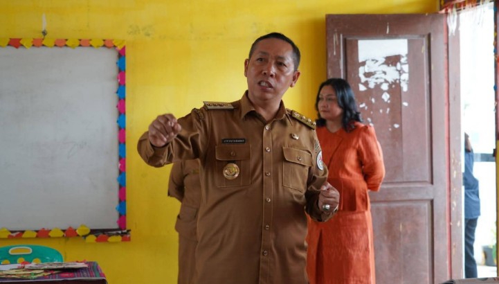 Bupati Taput Tinjau SD Hutaraja, Tekankan Lingkungan Belajar yang Nyaman