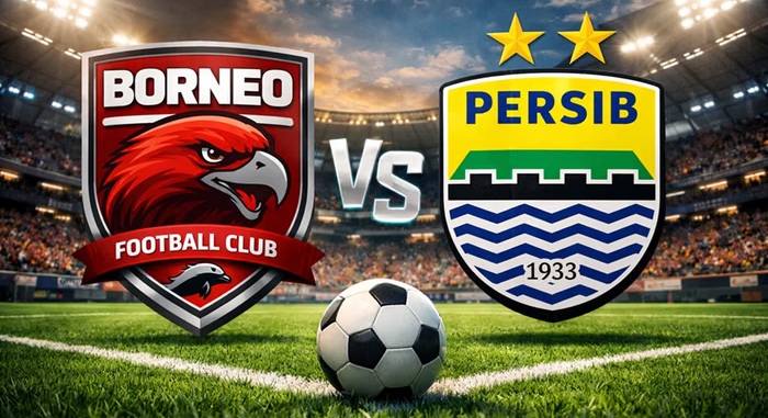 Borneo FC Samarinda vs Persib Bandung Berakhir 1-1 di Stadion Segiri