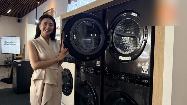 LG Hadirkan Mesin Cuci AI hingga 25 Kg, WashTower Jadi Sorotan