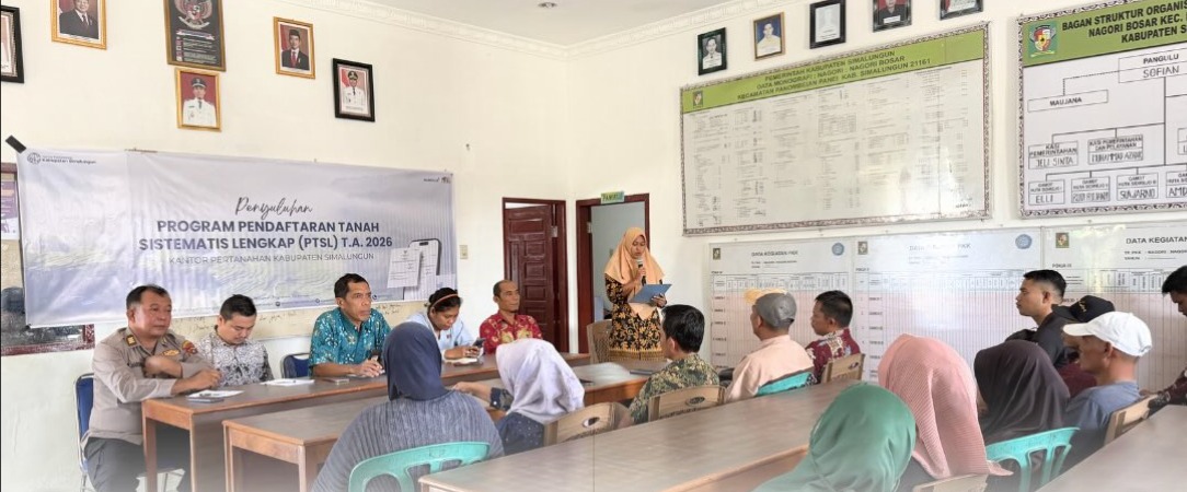 Warga Nagori Bosar dan Rukun Mulyo Diberi Edukasi Pendaftaran Tanah