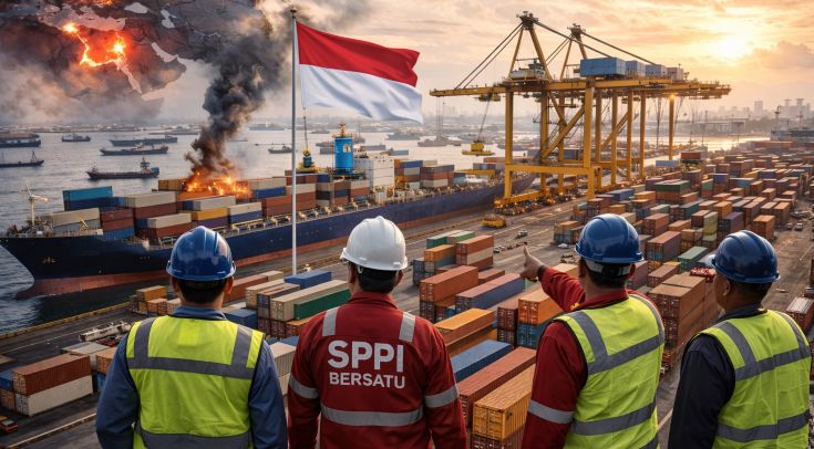 Pekerja Pelabuhan Diminta Siaga Hadapi Dampak Konflik Global