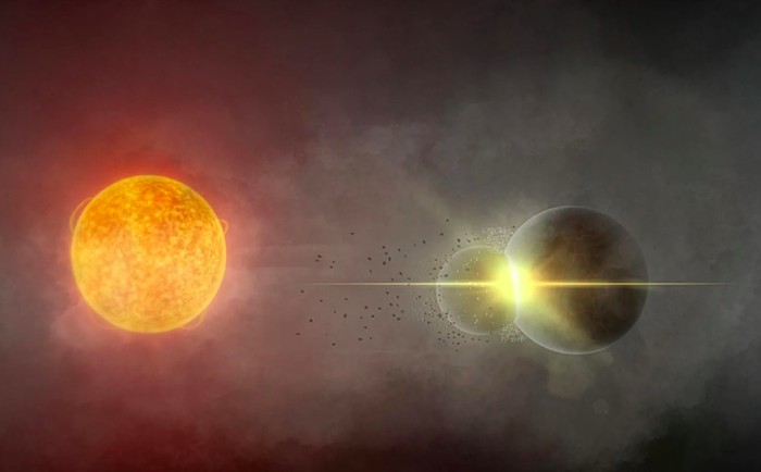 Fenomena Kosmik Langka! Astronom Rekam Tabrakan Dua Planet 11.000 Tahun Cahaya dari Bumi