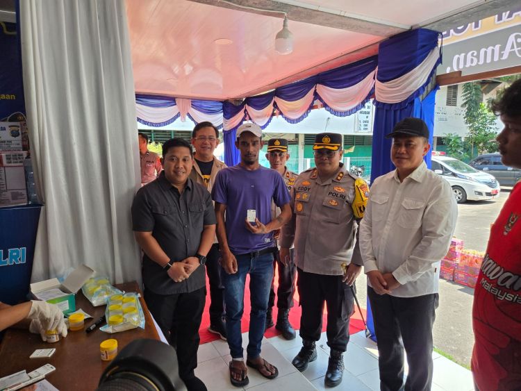 Jelang Mudik Lebaran, Sopir di Sibolga Dites Urine, Hasilnya Mengejutkan